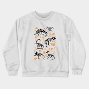 Excavated Dinosaur Fossils - Halloween Crewneck Sweatshirt